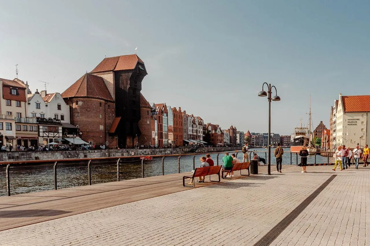 Deo Plaza By Rent Like Home -Navy Blue- Gdańsk Lägenhet